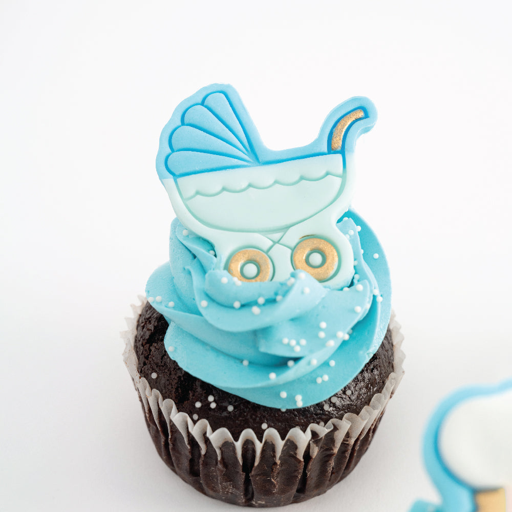 Baby Boy Cupcakes - Sweet E's Bake Shop - The Cupcake Shop