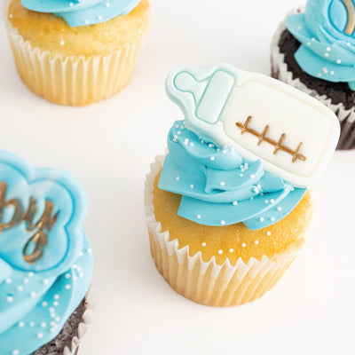 Baby Boy Cupcakes - Sweet E's Bake Shop - The Cupcake Shop