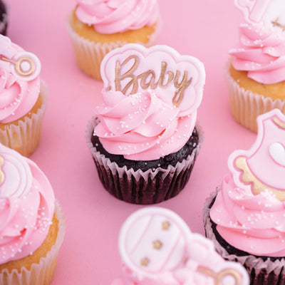 Baby Girl Cupcakes