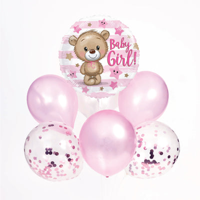 Baby Girl Balloons - Sweet E's Bake Shop - The Flower + Balloon Shop