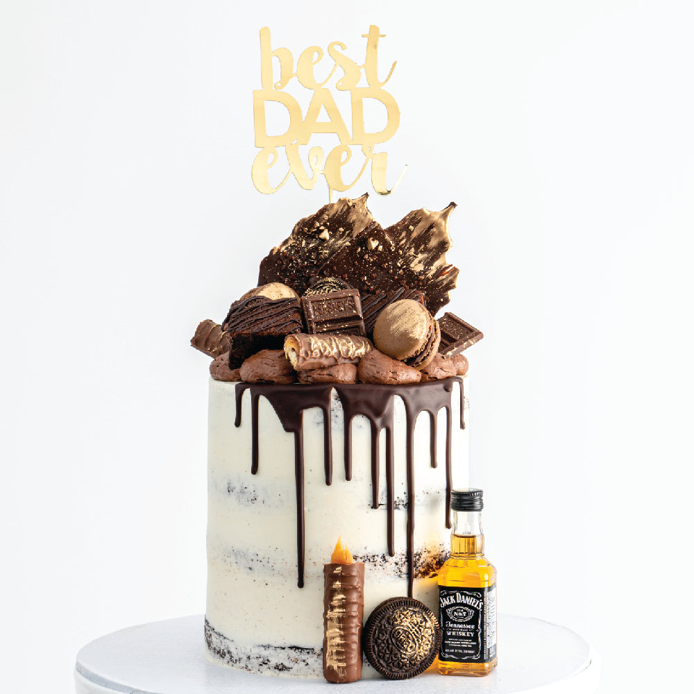 Father's Day Best Dad Ever Cake - Sweet E's Bake Shop - The Cake Shop