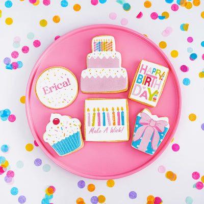 Happy Birthday Girl Cookie Gift Box