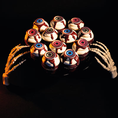 Bloody Eyeball Horror Cupcakes
