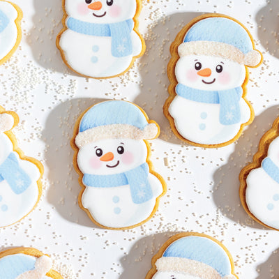 Glam Snowmen Cookies