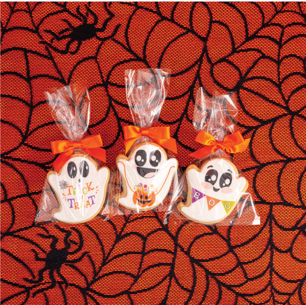 Ghost BOO! Cookies - Custom Halloween Cookies Delivery
