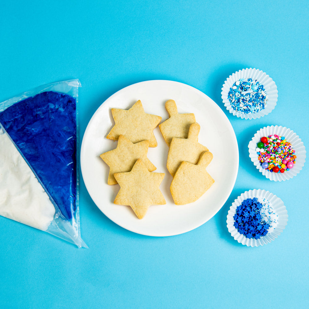 DIY Hanukkah Cookie Kit - Sweet E's Bake Shop - Sweet E's Bake Shop