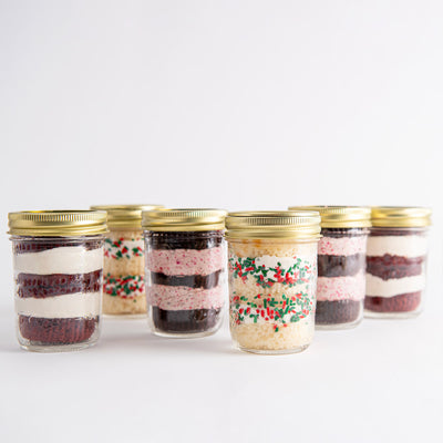 Christmas Cake in a Jar - Sweet E's Bake Shop - Sweet E's Bake Shop