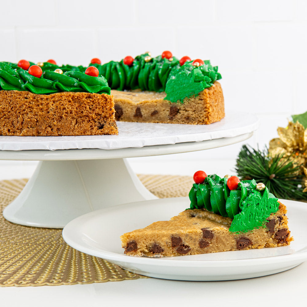 Christmas Wreath Cookie Cake - Sweet E's Bake Shop - The Cake Shop