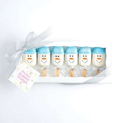 Snowman Cakesicles - Sweet E's Bake Shop - Sweet E's Bake Shop