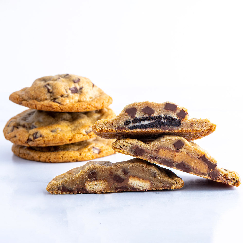 Stuffed Chocolate Chip Cookies - Sweet E's Bake Shop - Sweet E's Bake Shop