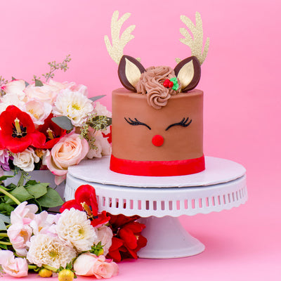 Reindeer Cake - Sweet E's Bake Shop - The Cake Shop