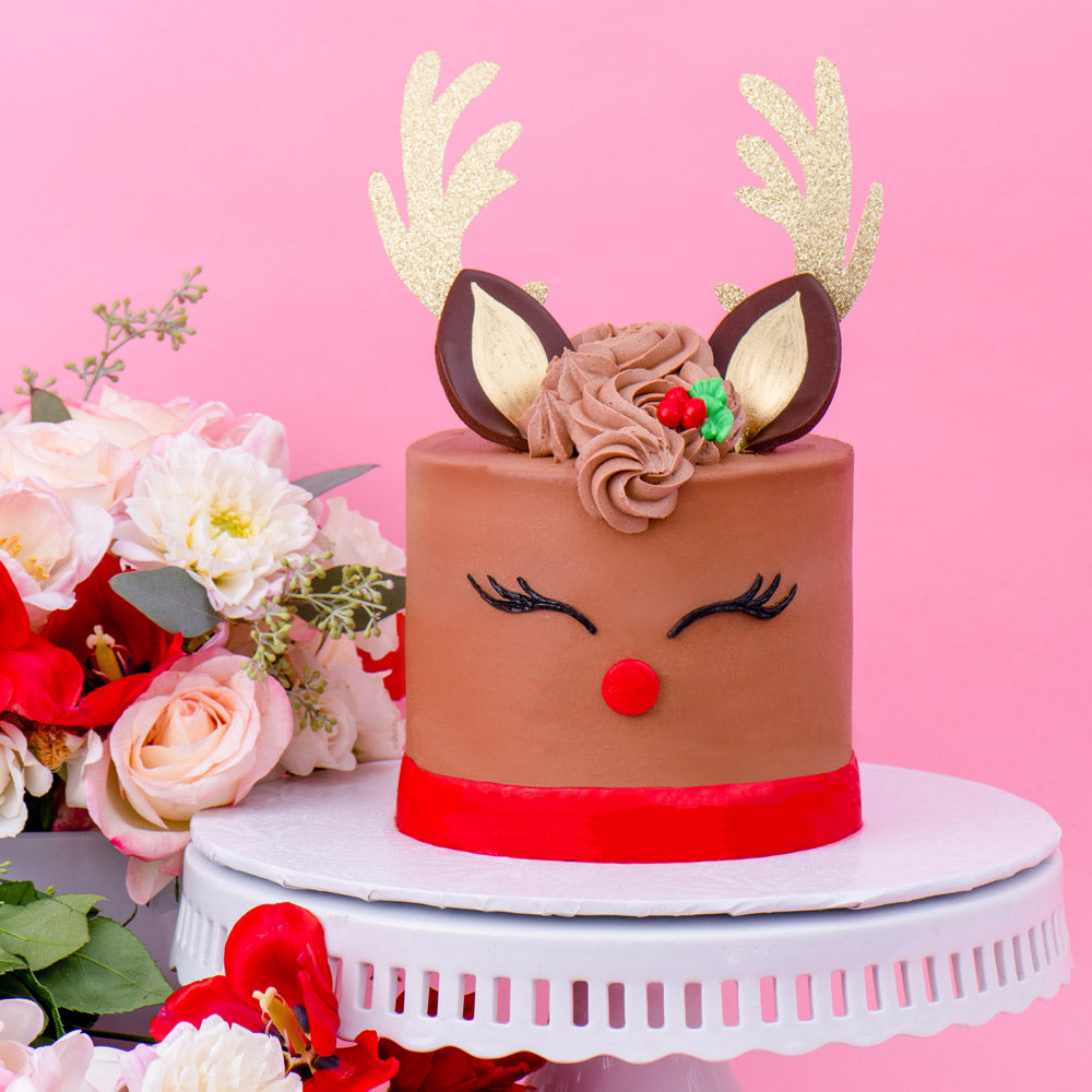 Reindeer Cake - Sweet E's Bake Shop - The Cake Shop