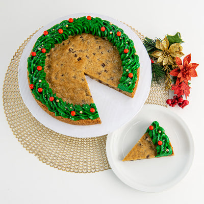 Christmas Wreath Cookie Cake - Sweet E's Bake Shop - The Cake Shop