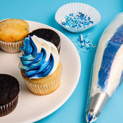 DIY Hanukkah Cupcake Kit - Sweet E's Bake Shop - Holiday Free Shipping