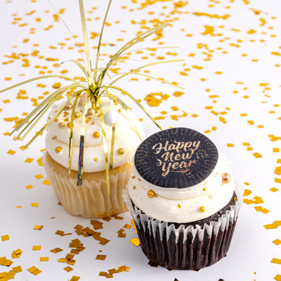 Happy New Year Firework Cupcakes - Sweet E's Bake Shop - The Cupcake Shop