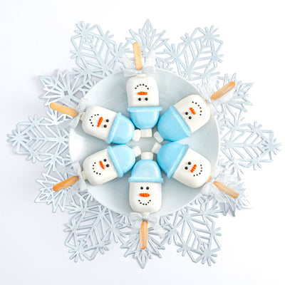 Snowman Cakesicles - Sweet E's Bake Shop - Sweet E's Bake Shop