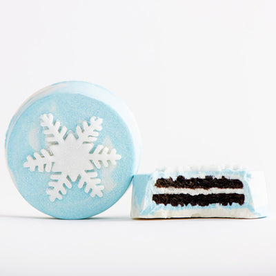 Winter Snowflake Oreo Gift Box | 4 Pack - Sweet E's Bake Shop - Sweet E's Bake Shop