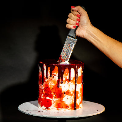 Bloody Knife Horror Cake - Sweet E's Bake Shop - The Cake Shop