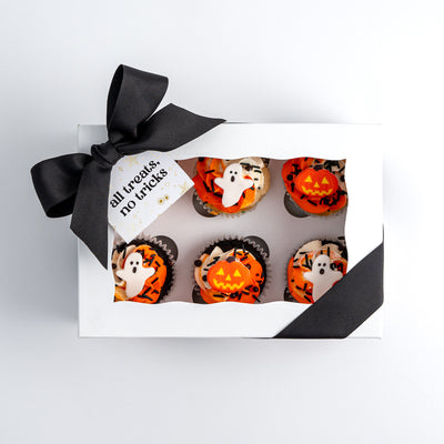 Pumpkin and Ghost Cupcakes Custom - Sweet E's Bake Shop - Sweet E's Bake Shop