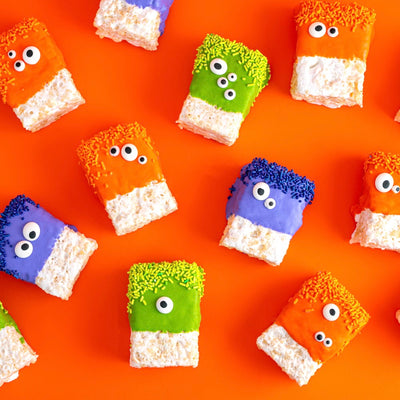 Monster Rice Krispie Treats - Sweet E's Bake Shop - Sweet E's Bake Shop
