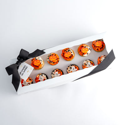 Pumpkin and Ghost Cupcakes Custom - Sweet E's Bake Shop - Sweet E's Bake Shop