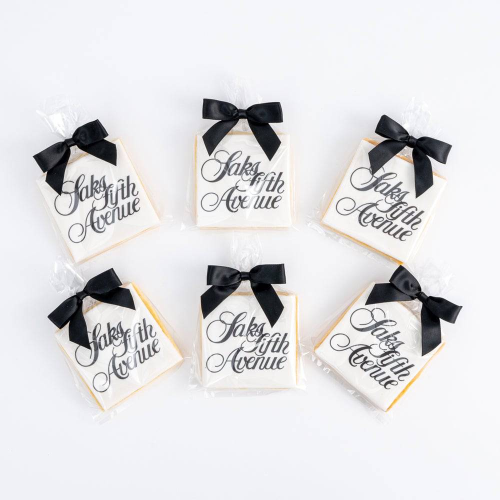 Logo Cookies - Bulk With Ribbon | Upload Your Artwork - Sweet E's Bake Shop