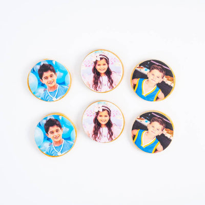 Circle Photo Cookies - Bulk | Upload Your Artwork (Customizer) - Sweet E's Bake Shop - Sweet E's Bake Shop