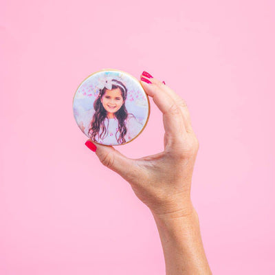 Circle Photo Cookies - Bulk | Upload Your Artwork (Customizer) - Sweet E's Bake Shop - Sweet E's Bake Shop
