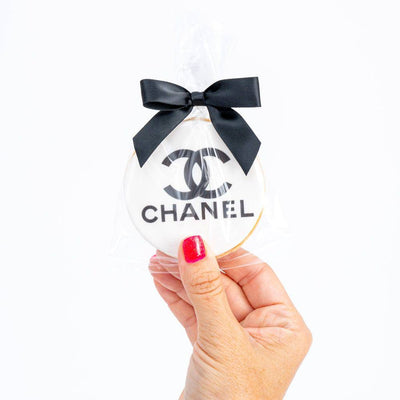 Circle Logo Cookies With Ribbon - Bulk  | Upload Your Artwork (Customizer) - Sweet E's Bake Shop - Sweet E's Bake Shop