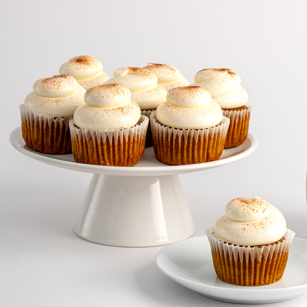 Pumpkin Spice Cupcakes - Sweet E's Bake Shop - The Cupcake Shop