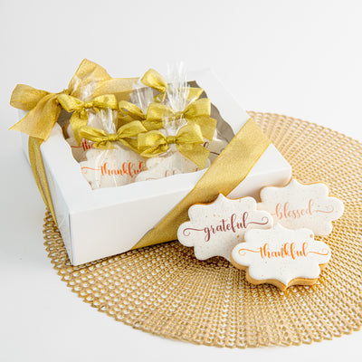 Thankful, Grateful, Blessed Cookies | Custom Order - Sweet E's Bake Shop - Sweet E's Bake Shop