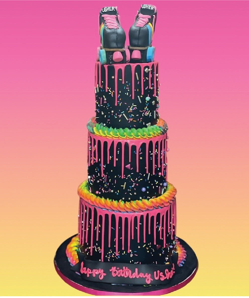 Roller Skate Birthday Cake - Sweet E's Bake Shop - The Cake Shop