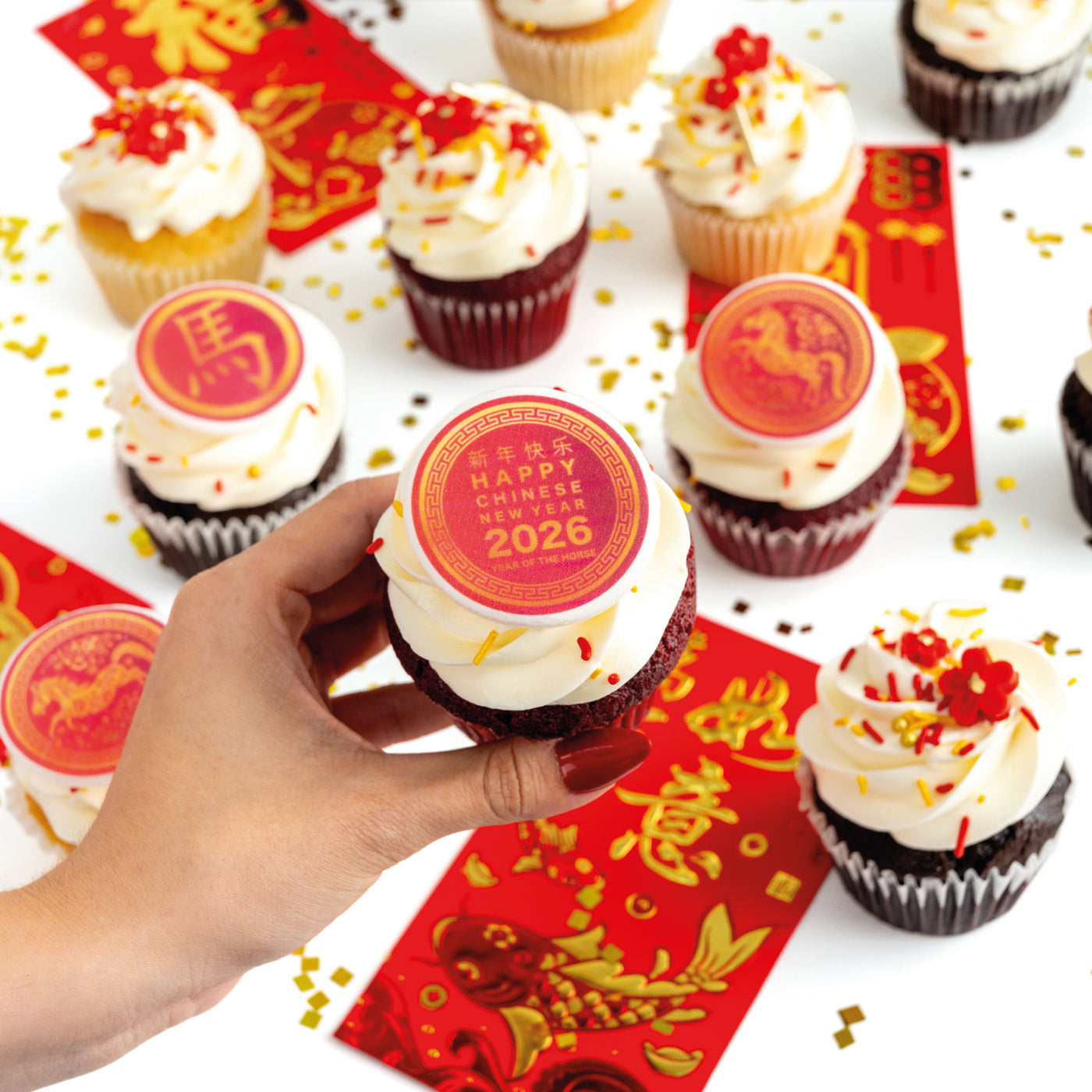 Chinese New Year Cupcakes