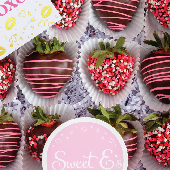 Chocolate Dipped Strawberries Valentine Gift Box Delivery Los Angeles