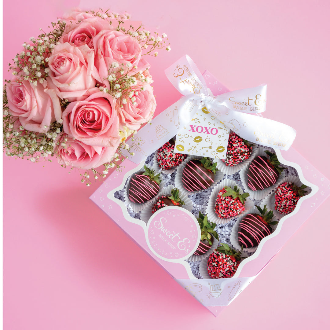 Chocolate Dipped Strawberries Valentine Gift Box Delivery Los Angeles