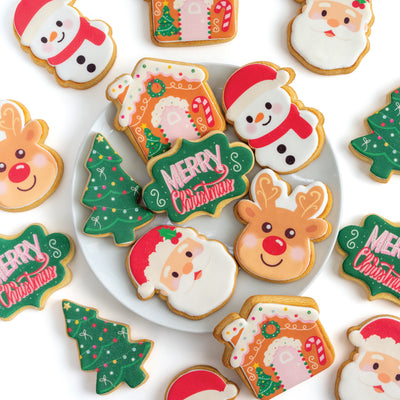 Christmas Character Cookies Delivery