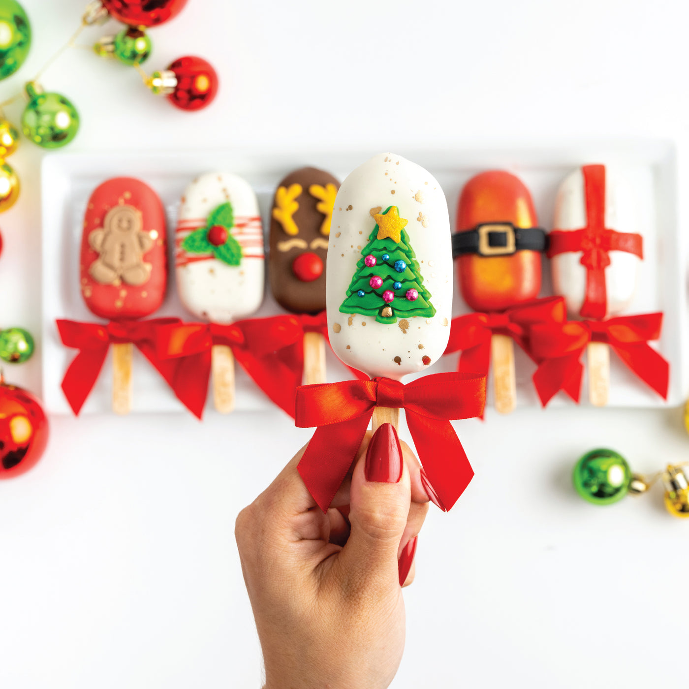 Christmas Cakesicles
