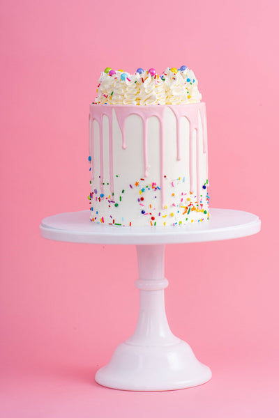 Confetti Birthday Drip Cake | Choose Your Color - Sweet E's Bake Shop