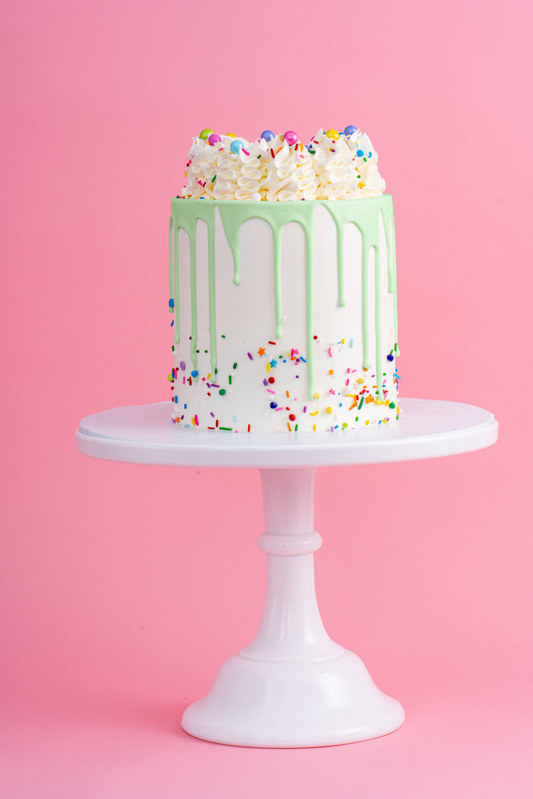 Gluten Free Confetti Birthday Drip Cake Delivery Los Angeles