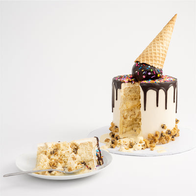 ICE CREAM CAKE | Cookie Dough - Sweet E's Bake Shop - The Cake Shop