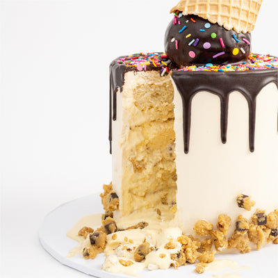 ICE CREAM CAKE | Cookie Dough - Sweet E's Bake Shop - The Cake Shop