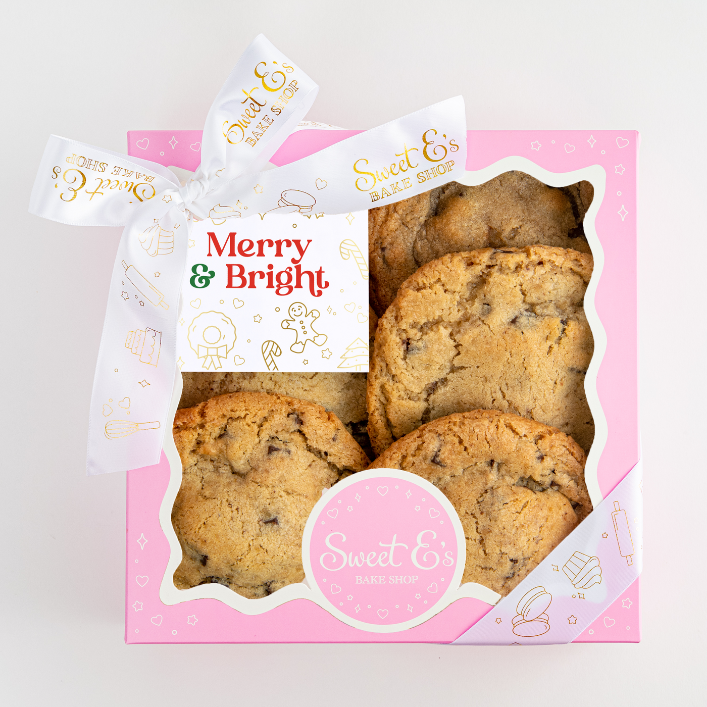 Santa's Favorite Cookies: Sweet E's Stuffed Chocolate Chip Cookies