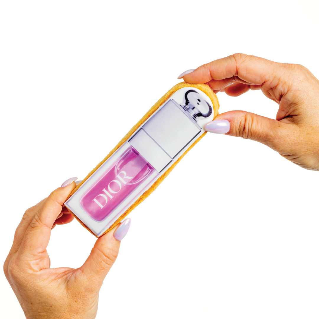 Custom Shape Cookie – Dior Beauty Lip Gloss Inspired