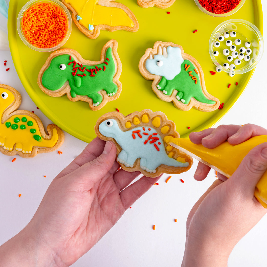 DIY Dinosaur Cookie Decorating Kit
