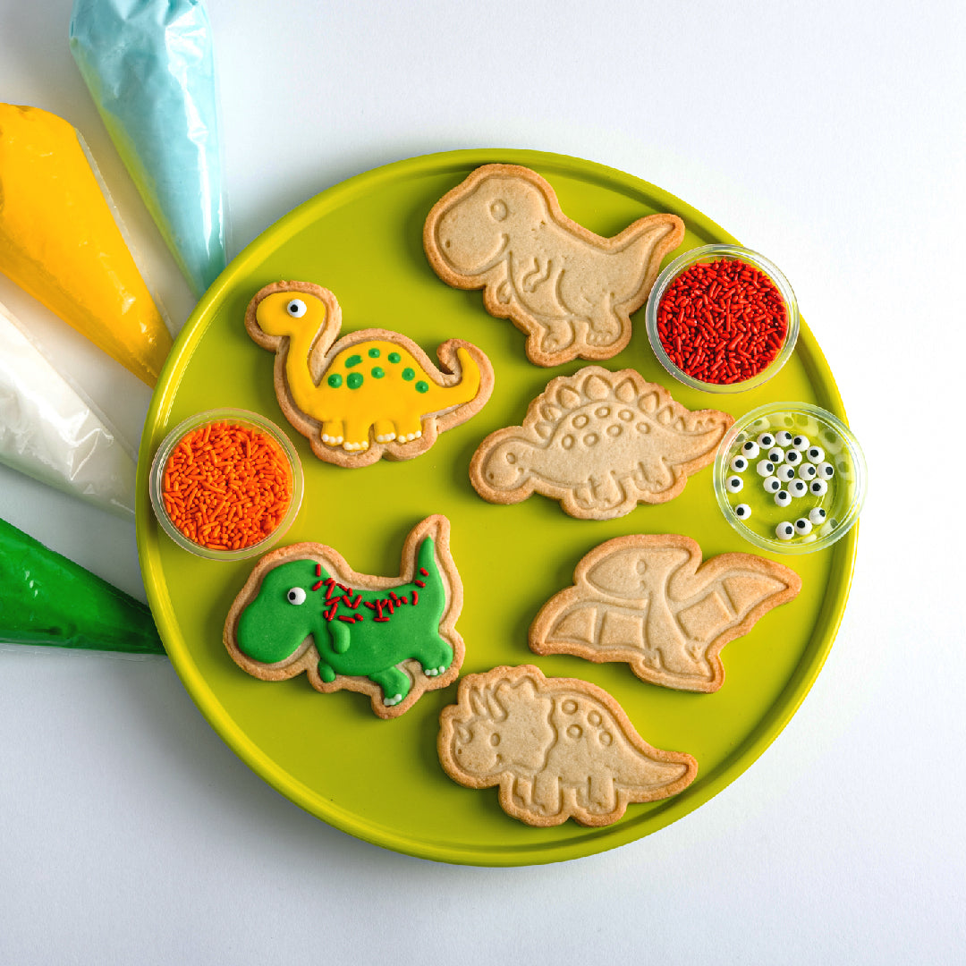 DIY Dinosaur Cookie Decorating Kit