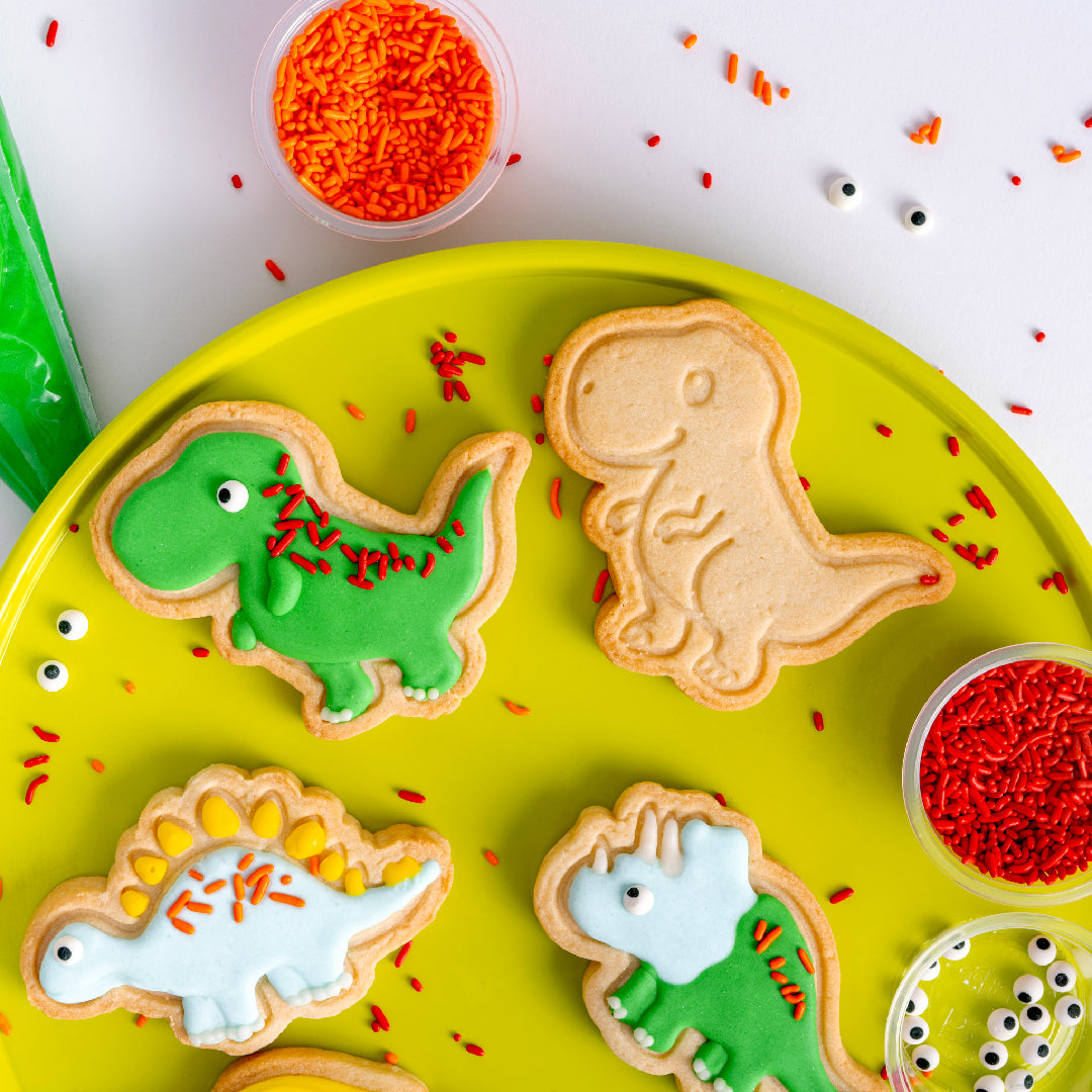 DIY Dinosaur Cookie Decorating Kit