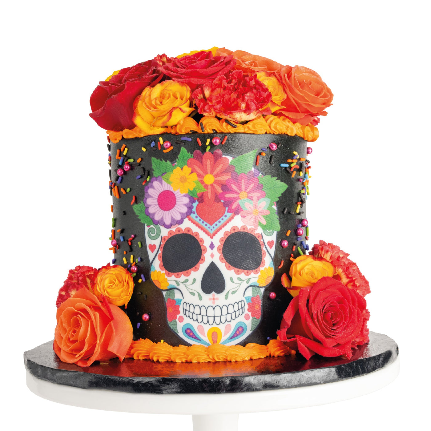 Day of the Dead Skull Cake