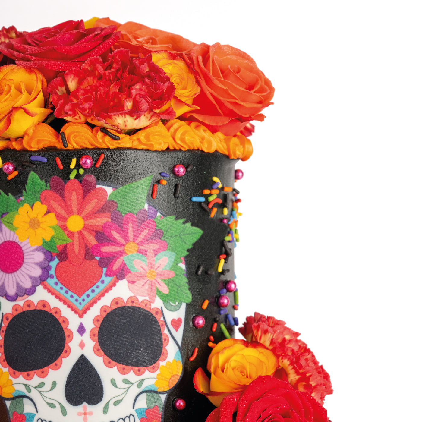 Day of the Dead Skull Cake