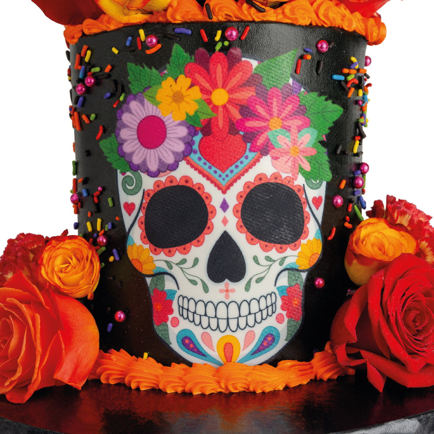 Day of the Dead Skull Cake