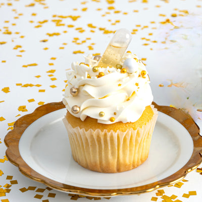 Champagne Cheers Cupcakes - Sweet E's Bake Shop - The Cupcake Shop